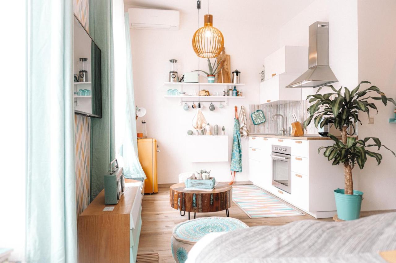 Apartment The Kalifornia I Stilvoll Mit Urlaubsfeeling I Dachterrasse I Klima Karlsruhe